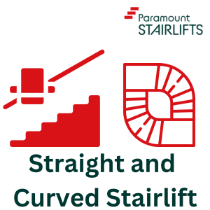 What is the difference between a straight lift and a curved stairlifts